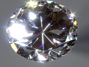 3d diamond - ready to render or print Modèle 3D