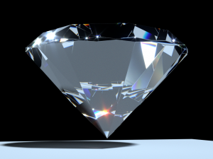 3d diamond - ready to render or print Model 3D
