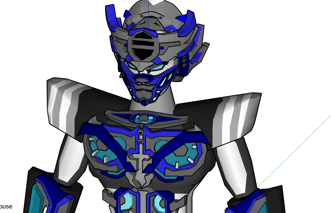 robot war 3D Model .c4d .max .obj .3ds .fbx .stl .blend 