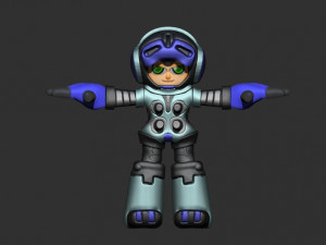 Megaman 3Dモデル