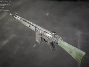 g3a4 rifle 3D Model