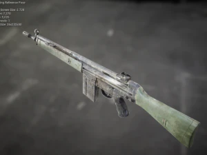 fucile g3a4 Modello 3D