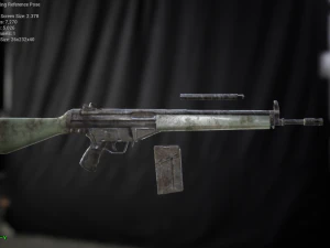 espingarda g3a4 Modelo 3D