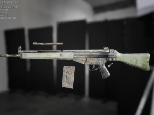 espingarda g3a4 Modelo 3D