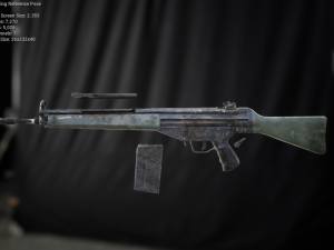 g3a4 rifle 3D Model