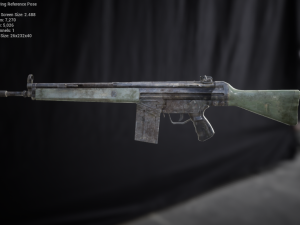 g3a4 rifle 3D Model
