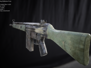 g3a4 rifle 3D Model