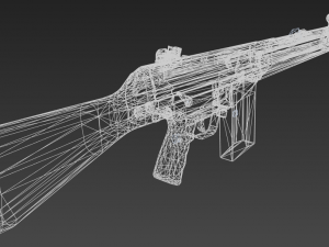 g3a4 rifle 3D Model