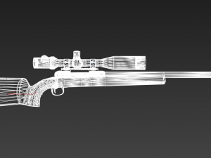 sniper m24 3D Model