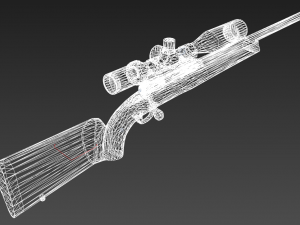 sniper m24 3D Model