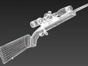 sniper m24 3D Model