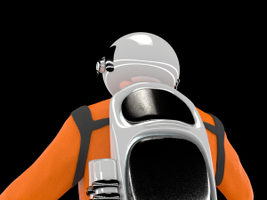 space suit 3d model low-poly 3D Модель