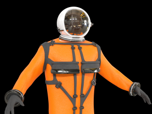 space suit 3d model low-poly 3D Модель