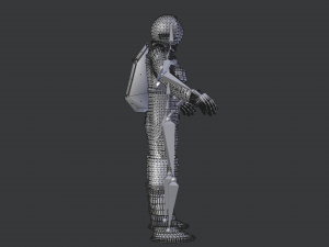 space suit 3d model low-poly 3D Модель