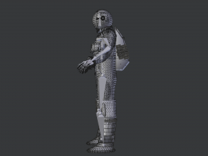 space suit 3d model low-poly 3D Модель