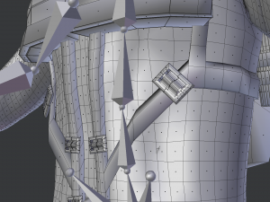 space suit 3d model low-poly 3D Модель
