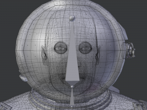 space suit 3d model low-poly 3D Модель