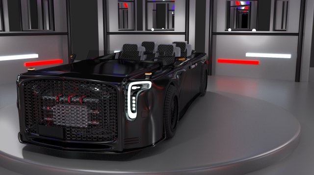 concept car 3D Model .c4d .max .obj .3ds .fbx .stl .blend 