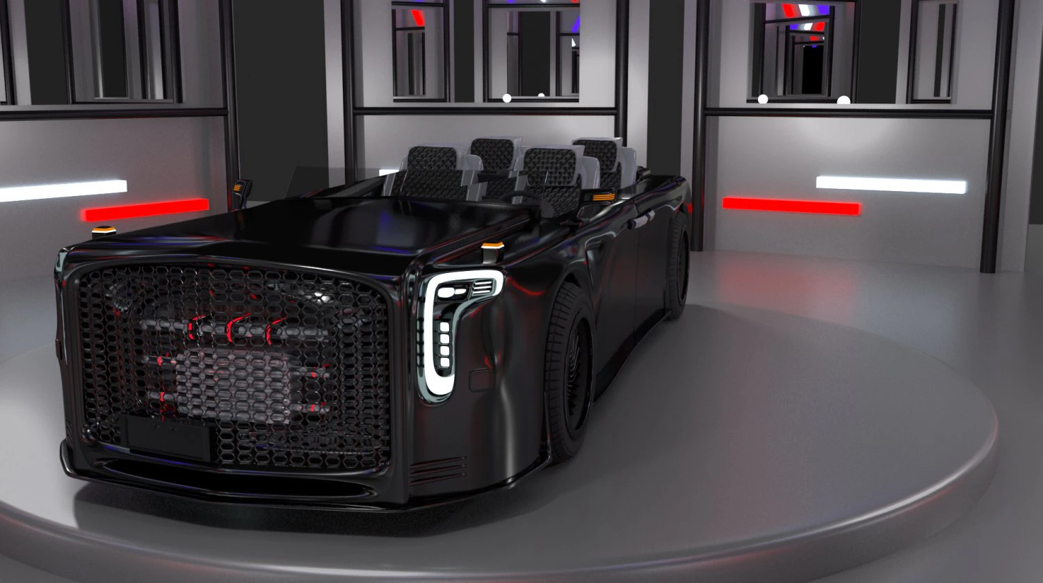 concept car 3D Model .c4d .max .obj .3ds .fbx .stl .blend 