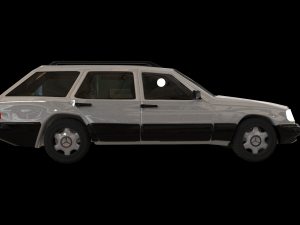 mercedes-benz e class w124 kombi model 3d obj mtl fbx blend dae 1 mercedes-benz e class w12 3D Model