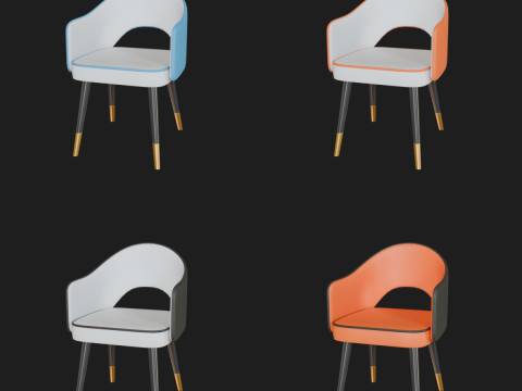Kitchen Chair 3Dモデル