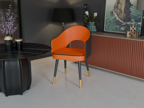 Kitchen Chair 3D Model