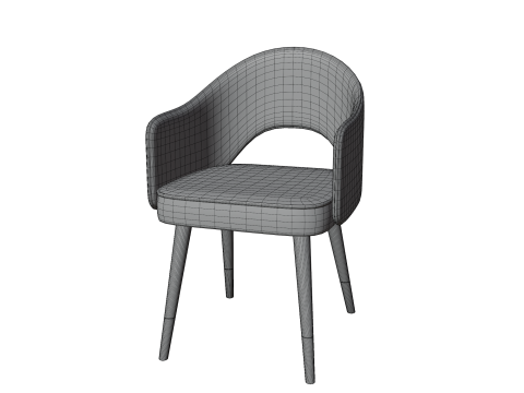 Kitchen Chair 3D Model