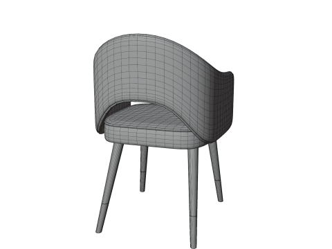 Kitchen Chair 3D Model