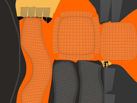 Kitchen Chair 3D Model