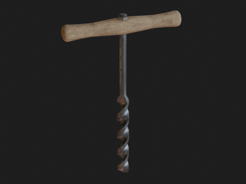 Old tools Low-poly Modelo 3D