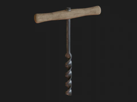 Vecchi strumenti Low-poly Modello 3D