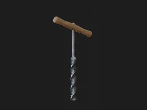Vecchi strumenti Low-poly Modello 3D