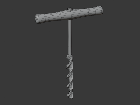 Old tools Low-poly Modelo 3D