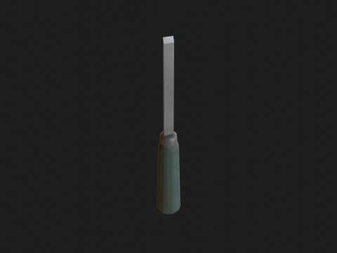 Old tools Low-poly Modelo 3D