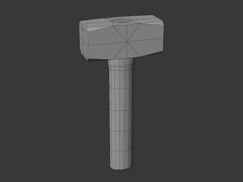Vecchi strumenti Low-poly Modello 3D