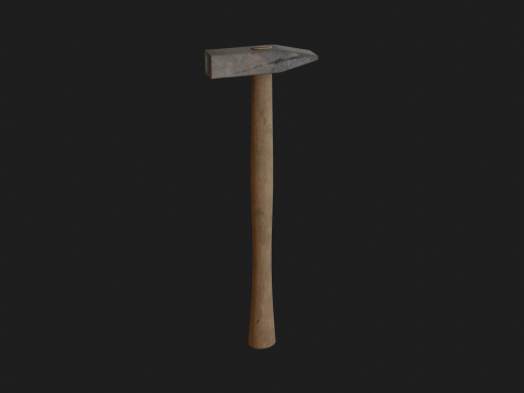 Old tools Low-poly Modelo 3D