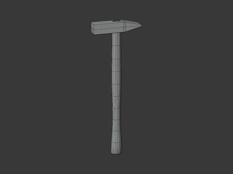 Vecchi strumenti Low-poly Modello 3D