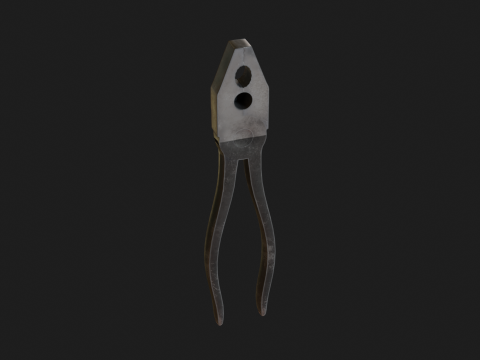 Old tools Low-poly Modelo 3D