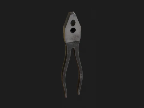 Vecchi strumenti Low-poly Modello 3D