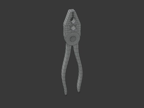 Old tools Low-poly Modelo 3D