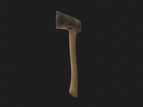 Old tools Low-poly Modelo 3D