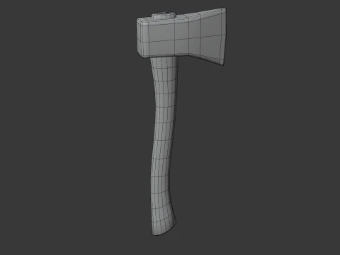 Vecchi strumenti Low-poly Modello 3D
