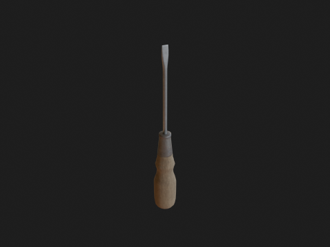 Old tools Low-poly Modelo 3D