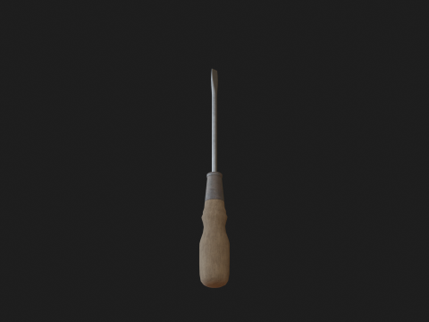 Old tools Low-poly Modelo 3D