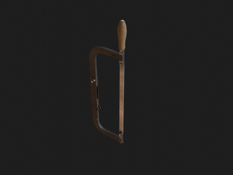Old tools Low-poly Modelo 3D