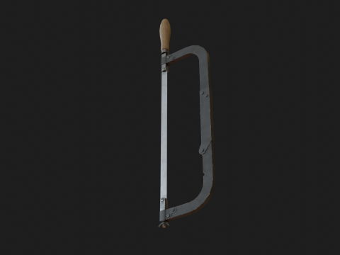 Old tools Low-poly Modelo 3D