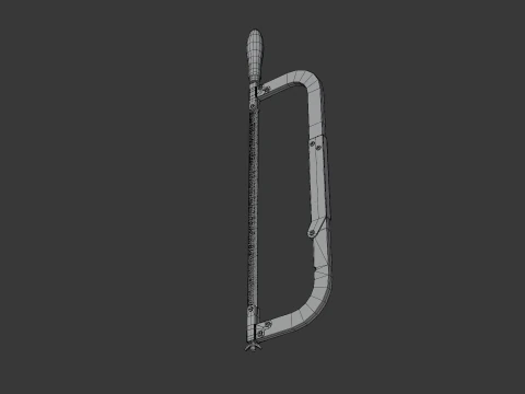 Vecchi strumenti Low-poly Modello 3D