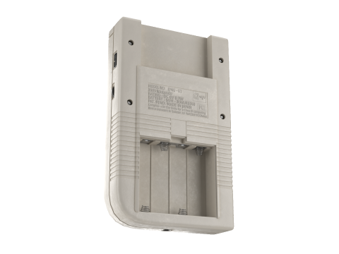 Game Boy Nintendo video game console Low-poly 3D-Modell