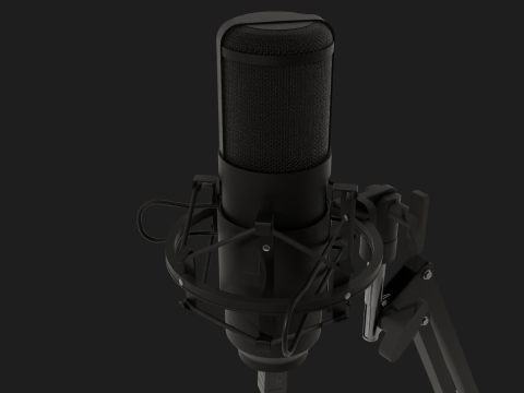 Studio Microphone 3Dモデル