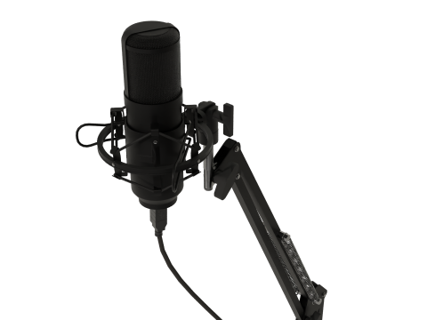 Studio Microphone 3D Model